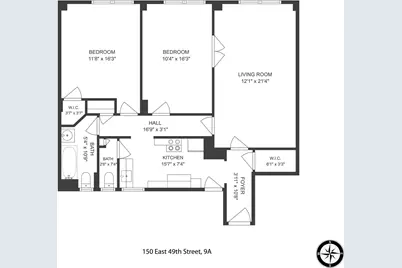 150 E 49th Street #9A, New York City, NY 10017 - Photo 17