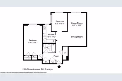 201 Clinton Avenue #7h, New York City, NY 11205 - Photo 9