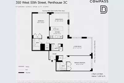 350 W 50th Street #PH3C, New York City, NY 10019 - Photo 17