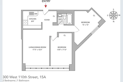 300 W 110th Street #15A, New York City, NY 10025 - Photo 7