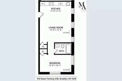 510 Ocean Parkway #2B, New York City, NY 11218 - Photo 7