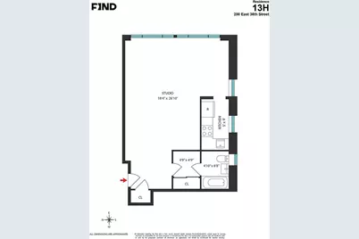 200 E 36th Street #13-H, New York City, NY 10016 - Photo 9