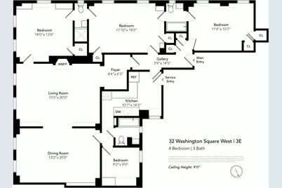 32 Washington Square W #3E, New York City, NY 10011 - Photo 15