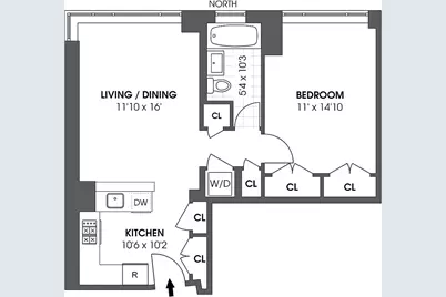 635 W 42nd Street #4B, New York City, NY 10036 - Photo 11