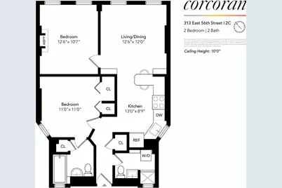313 E 56th Street #2C, New York City, NY 10022 - Photo 9