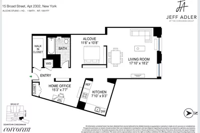 15 Broad Street #2302, New York City, NY 10005 - Photo 9