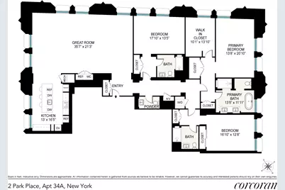 2 Park Place #34A, New York City, NY 10007 - Photo 15