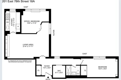 201 E 79th Street #18A, New York, NY 10075 - Photo 7