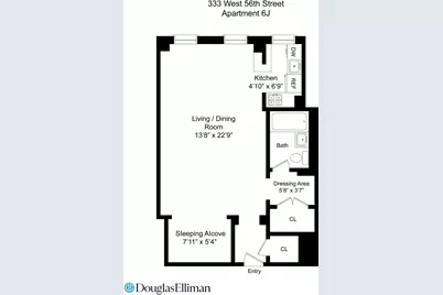 333 W 56th Street #6J, New York City, NY 10019 - Photo 5