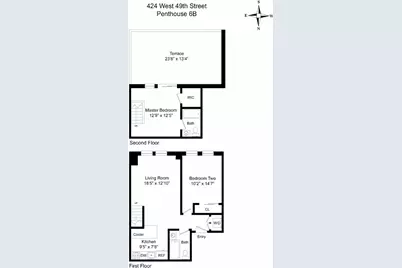 424 W 49th Street #6B, New York, NY 10019 - Photo 9