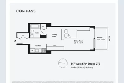 347 W 57th Street #27E, New York, NY 10019 - Photo 15