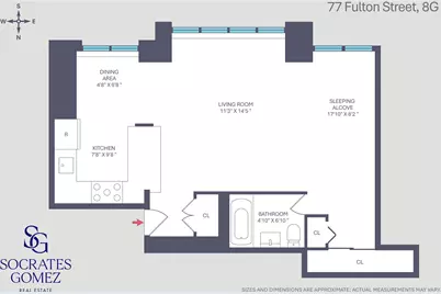 77 Fulton Street #8-G, New York City, NY 10038 - Photo 9