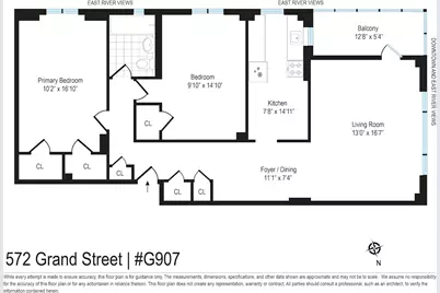 572 Grand Street #G907, New York City, NY 10002 - Photo 13
