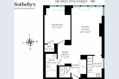 146 W 57th Street #58F, New York City, NY 10019 - Photo 11