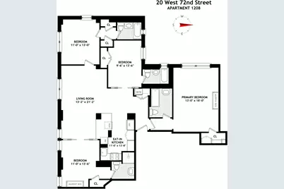 20 W 72nd Street #1208, New York City, NY 10023 - Photo 13