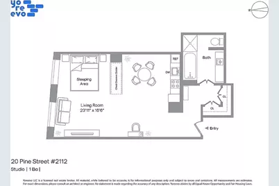 20 Pine Street #2112, New York City, NY 10005 - Photo 11