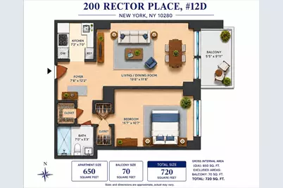200 Rector Place #12D, New York, NY 10280 - Photo 17