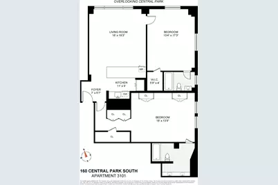 160 Central Park S #3101/3118, New York City, NY 10019 - Photo 19