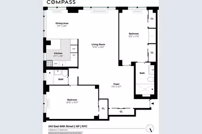 345 E 69th Street #10F, New York City, NY 10021 - Photo 9
