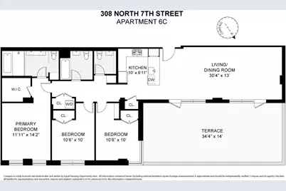 308 N 7th Street #6C, New York City, NY 11211 - Photo 11
