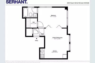 320 E 42nd Street #2318, New York City, NY 10017 - Photo 23