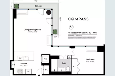 464 W 44th Street #4G, New York City, NY 10036 - Photo 7