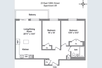 23 E 128th Street #4R, New York City, NY 10035 - Photo 9