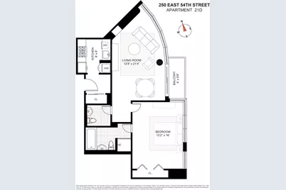 250 E 54th Street #21D, New York, NY 10022 - Photo 7