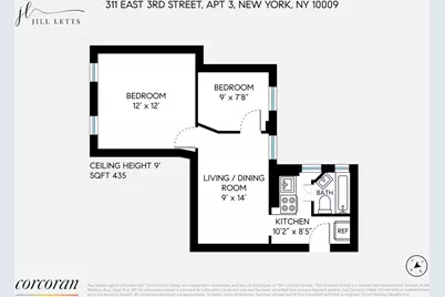 311 E 3rd Street #3, New York, NY 10009 - Photo 5