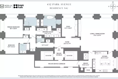 432 Park Avenue #54C, New York City, NY 10022 - Photo 19