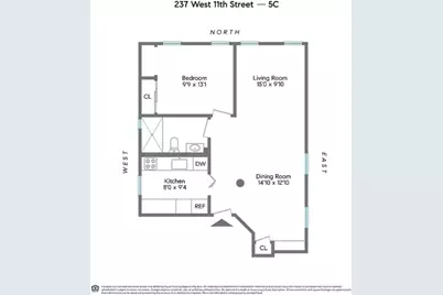 237 W 11th Street #5C, New York City, NY 10014 - Photo 7