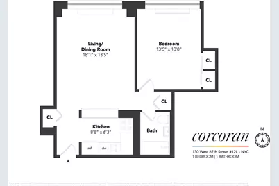 130 W 67th Street #12L, New York City, NY 10023 - Photo 9