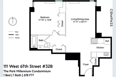 101-111 W 67th Street #32B, New York City, NY 10023 - Photo 9