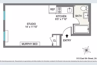 513 E 5th Street #2A, New York, NY 10009 - Photo 5