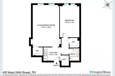 410 W 24th Street #7M, New York City, NY 10011 - Photo 11