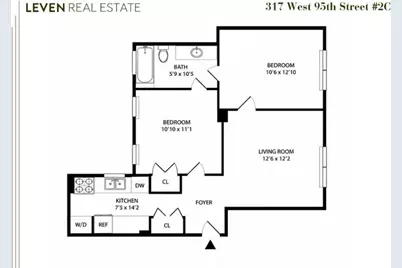 317 W 95th Street #2C, New York, NY 10025 - Photo 9