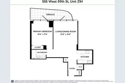 555 W 59th Street #21H, New York City, NY 10019 - Photo 13