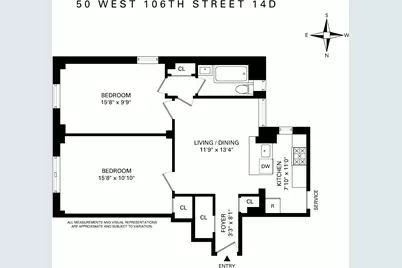 50 W 106th Street #14D, New York, NY 10025 - Photo 11