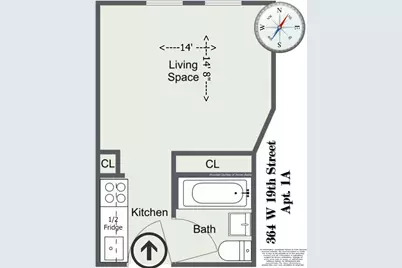 364 W 19th Street #1A, New York City, NY 10011 - Photo 13