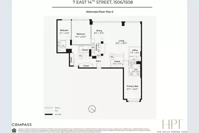 7 E 14th Street #1506/1508, New York City, NY 10003 - Photo 17