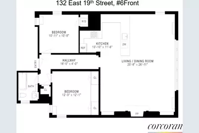 132 E 19th Street #6FRONT, New York City, NY 10003 - Photo 11