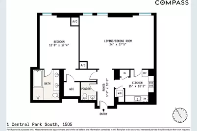 1 Central Park S #1505, New York, NY 10019 - Photo 23