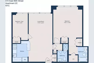 510 E 80th Street #2C, New York City, NY 10075 - Photo 9