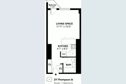 211 Thompson Street #2F, New York, NY 10012 - Photo 7