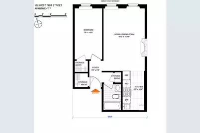 132 W 71st Street #7, New York, NY 10023 - Photo 7