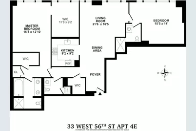 33 W 56th Street #4E, New York, NY 10019 - Photo 13