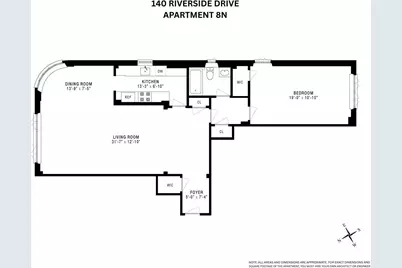 140 Riverside Drive #8N, New York City, NY 10024 - Photo 9
