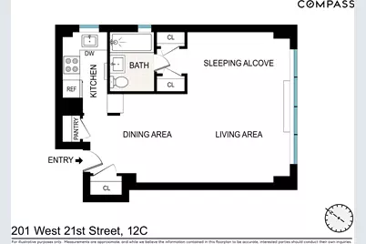 201 W 21st Street #12C, New York City, NY 10011 - Photo 15
