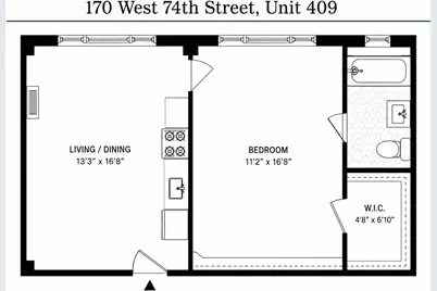 170 W 74th Street #409, New York City, NY 10023 - Photo 11