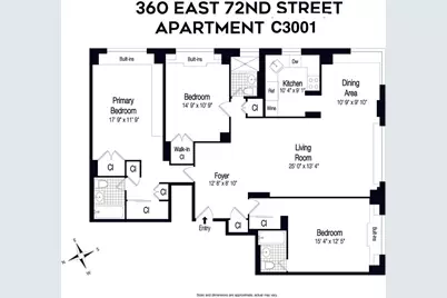 360 E 72nd Street #C3001, New York, NY 10021 - Photo 1